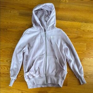 Nike Women’s XS Light Purple Zip Hoodie, Excellent condition